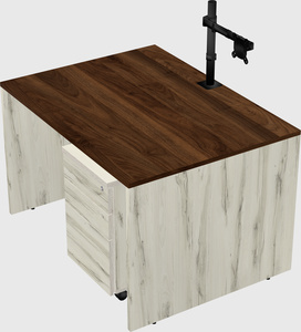 Rectangular desk