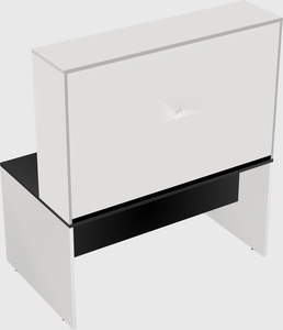 Rectangular desk