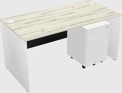 Rectangular desk