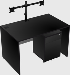 Rectangular desk