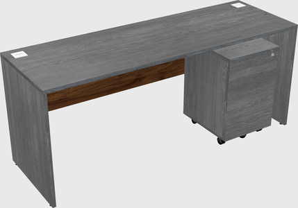 Rectangular desk