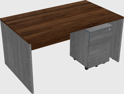 Rectangular desk