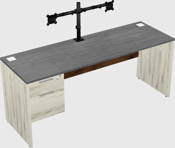Rectangular desk