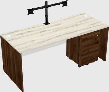 Rectangular desk