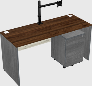 Rectangular desk