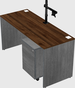 Rectangular desk