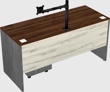 Rectangular desk