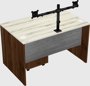 Rectangular desk