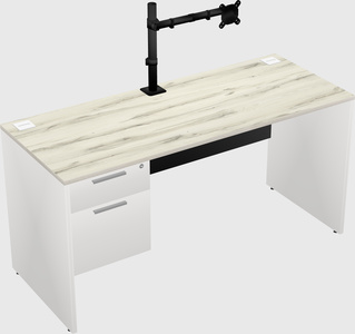 Rectangular desk