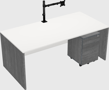Rectangular desk