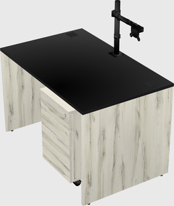 Rectangular desk