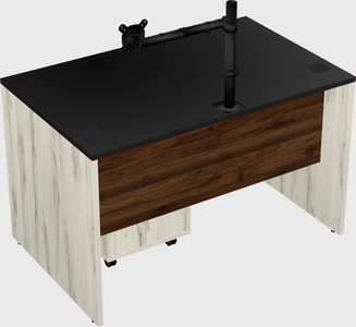 Rectangular desk