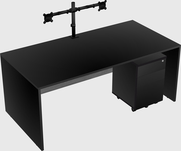 Rectangular desk