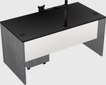 Rectangular desk