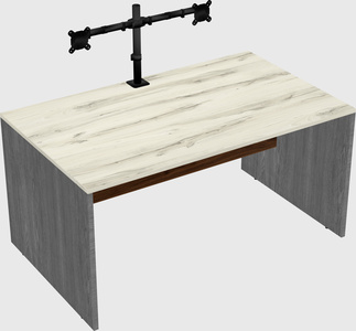 Rectangular desk