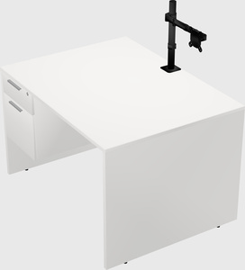 Rectangular desk
