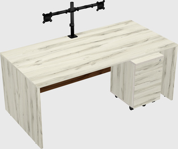 Rectangular desk