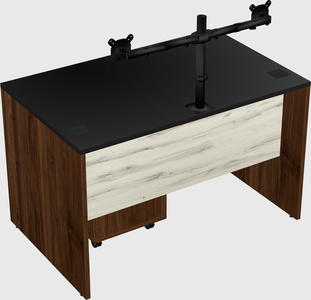 Rectangular desk