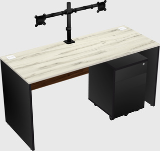 Rectangular desk