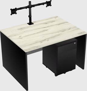 Rectangular desk