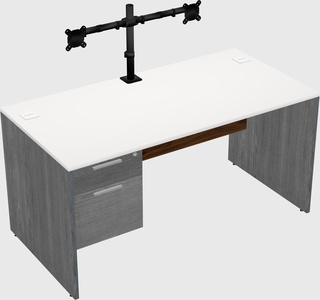 Rectangular desk