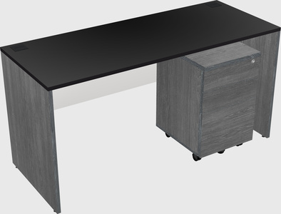 Rectangular desk