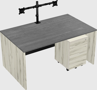 Rectangular desk