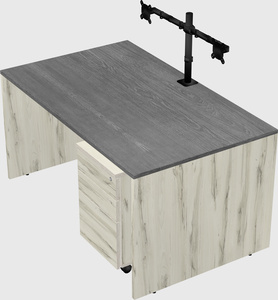 Rectangular desk