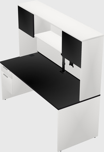 Rectangular desk