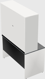 Rectangular desk