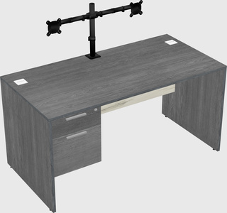 Rectangular desk