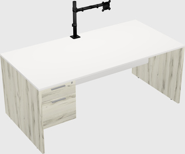 Rectangular desk