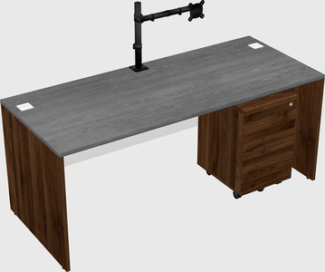 Rectangular desk