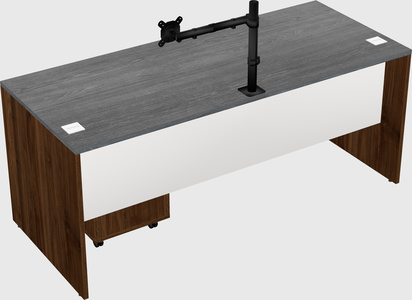 Rectangular desk