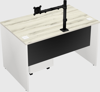 Rectangular desk