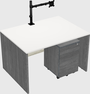 Rectangular desk