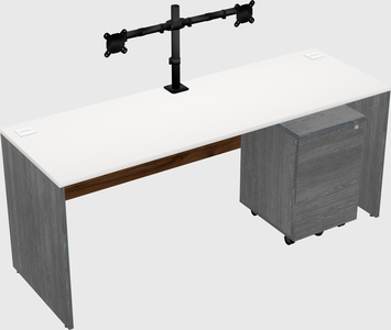 Rectangular desk
