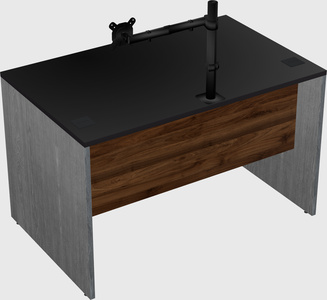 Rectangular desk