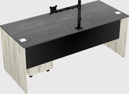 Rectangular desk