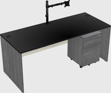 Rectangular desk