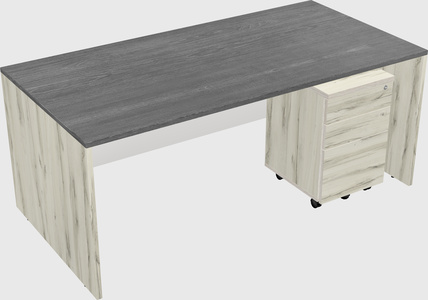 Rectangular desk