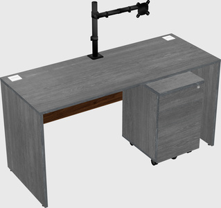 Rectangular desk