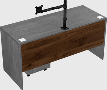 Rectangular desk