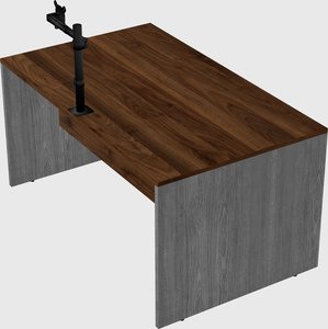Rectangular desk