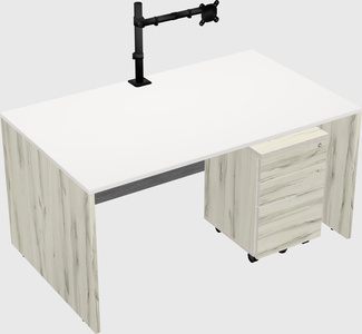 Rectangular desk