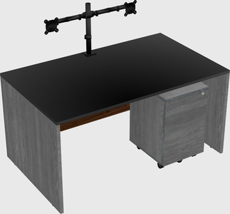 Rectangular desk