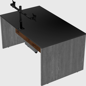 Rectangular desk