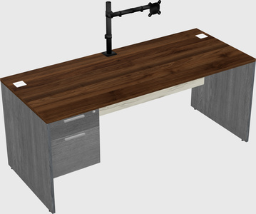 Rectangular desk