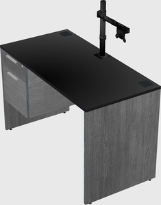 Rectangular desk