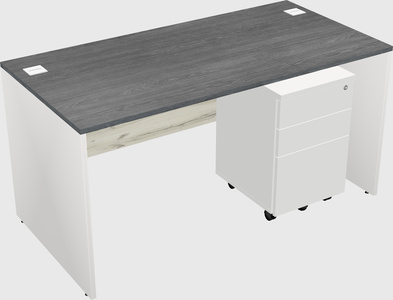 Rectangular desk